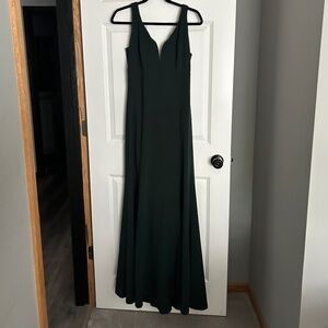 Dark Green Gown